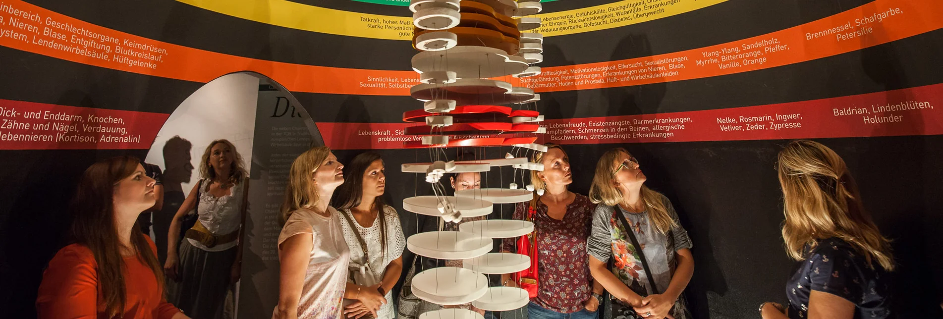 Visit to the chakra tower in the herbal kingdom of St. Jakob im Walde in Eastern Styria | © Busreisen Steiermark | Rauch