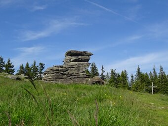 Teufelstein in Fischbach in Eastern Styria