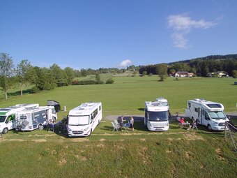 Camping pitch Harrer Hill