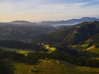 Landschaft im Almenland in der Oststeiermark