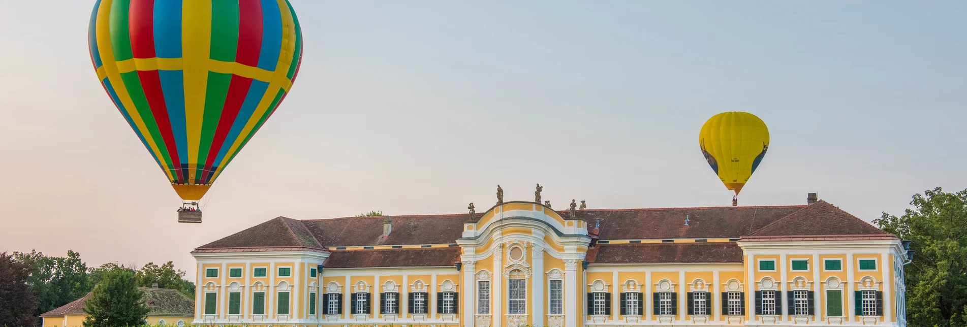 Ballonfahren beim Schloss Schielleiten im ApfelLand