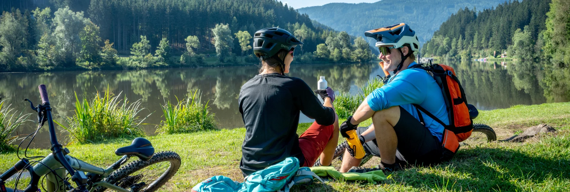 Pause am Trabochersee | © Erzberg-Leoben | Jesse Streibl