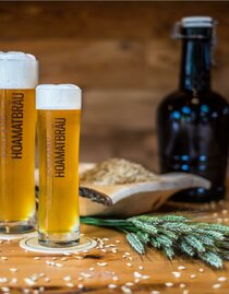 Joglland Hoamatbräu_Beerglasses_Eastern Styria | © Joglland Hoamatbräu | Markus Pichler | © Joglland Hoamatbräu