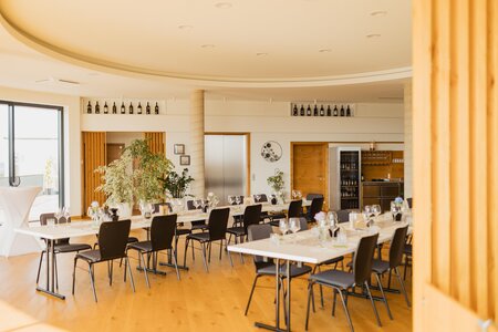 Der Genussraum am Weinhof Ulrich in St. Anna/Aigen | © Weinhof Ulrich