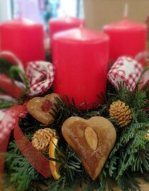 Adventkranz@Fleck