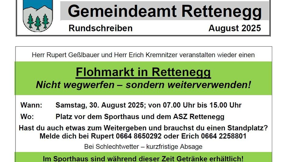 Flyer Flohmarkt_Oststeiermark | © Kathrin van Zeist