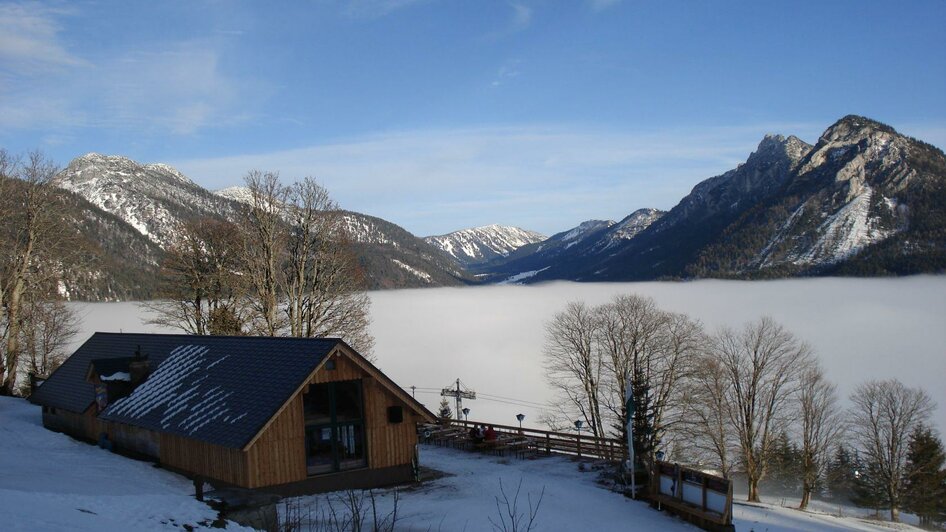 Pfannerhütte above the high fog line, Tauplitz | Mario Seebacher | © Mario Seebacher Pfannerhütte über der Hochnebelgrenze, Tauplitz | © Mario Seebacher