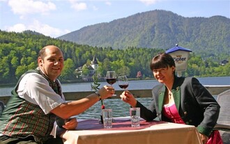Gasthaus Stöckl, Grundlsee, Restaurant garden | © Gasthaus Stöckl