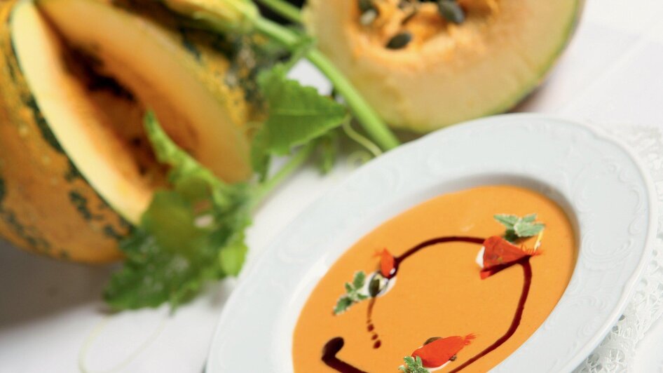 Gasthaus zur Alten Press - Saisonale Kürbissuppe | © Graz Tourismus - Harry Schiffer