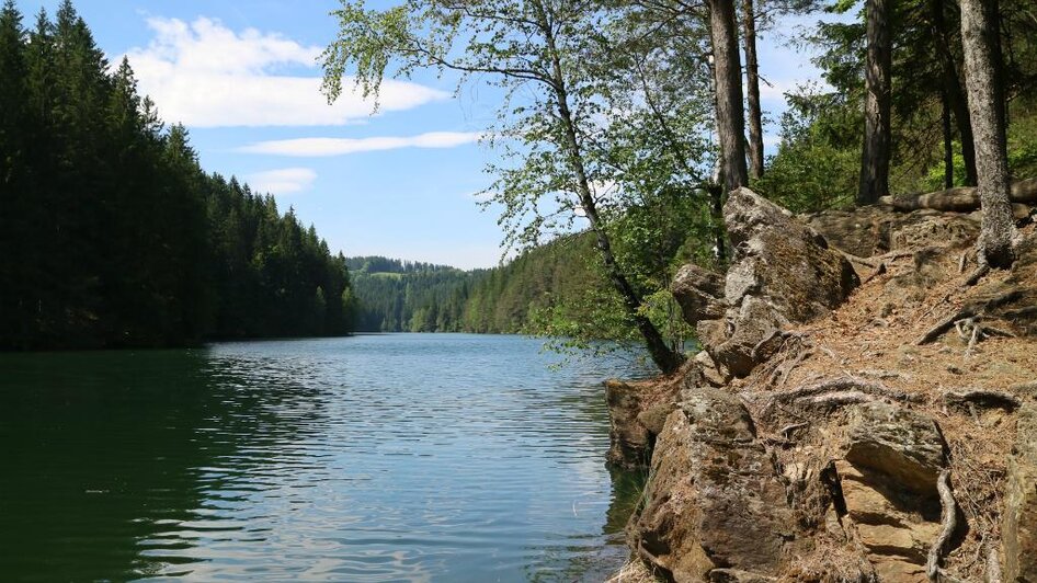 Hirzmann Stausee_Ufer | © Clemens Stockner Hirzmann Stausee_Ufer | © Clemens Stockner