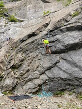 Abseilen von Kletterroute. | © TV Hochsteiermark, Leodolter