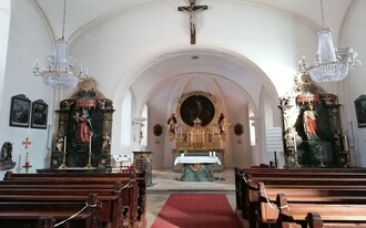 Parish church Tauplitz, inside view | © TVB Ausseerland Salzkammergut/Kolb
