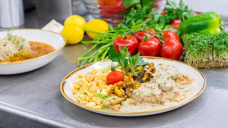Urdlwirt - Mittagsmenü mit Eierschwammerl | © Urdlwirt Hotel - Restaurant