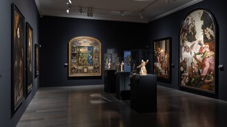 Einblick in die Alte Galerie mit prunkvollen Gemälden und Skulpturen. | © Universalmuseum Joanneum - N. Lackner