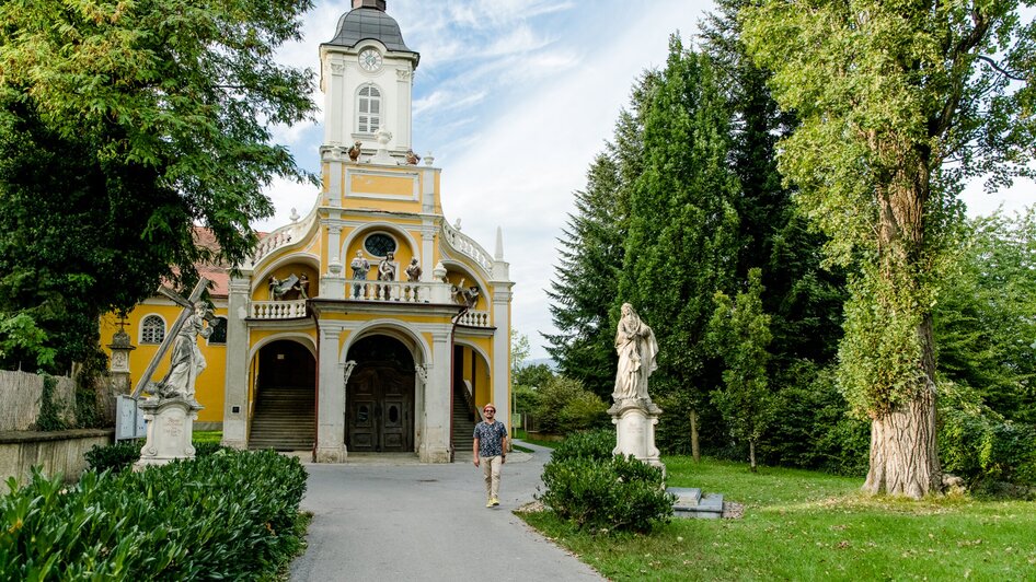 Blick auf die Kalvarienbergkirche auf dem Kalvarienberg in Graz. | © Graz Tourismus - Mias Photoart-12